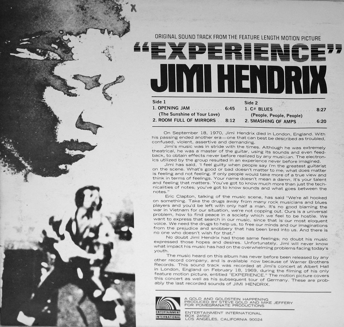 High Resolution Photo of jimi hendrix experience france  